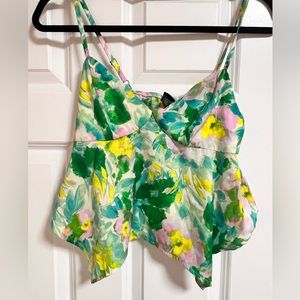 Floral tank top